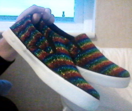 rainbow shoes